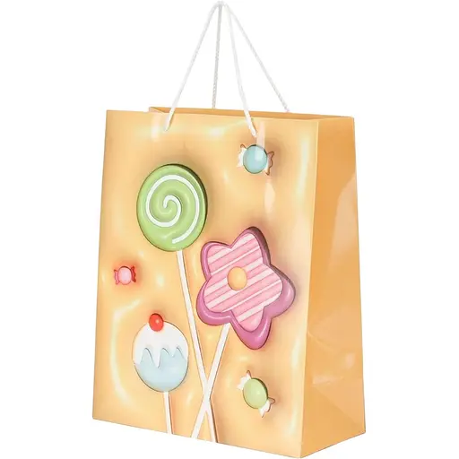 Подарунковий пакет Цукерка 7402M Різнокольоровий - фото 1