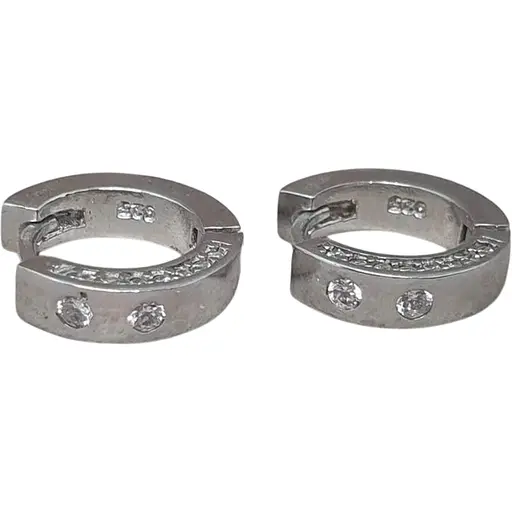 Срібні сережки TOP Silver з фіанітами. 9520160Б