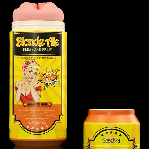Мастурбатор Lovetoy Pleasure Brew Blonde Ale тілесний - фото 6
