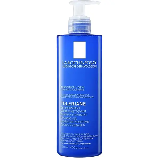 Зволожувальний очищувальний гель-мус подвійної дії La Roche-Posay Toleriane Foaming Gel 400 мл