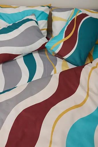 Набор наволочек Moon&Star Мікросатин Premium Tangerine 60х60 см 2 шт - фото 3