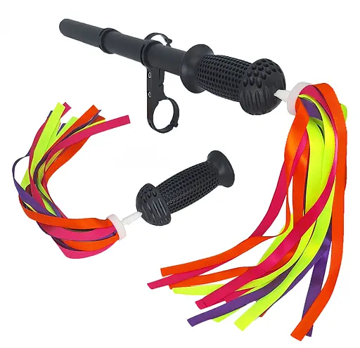 Ленты в руль детского велосипеда / самоката атласные разноцветный (G00010537) - фото 2