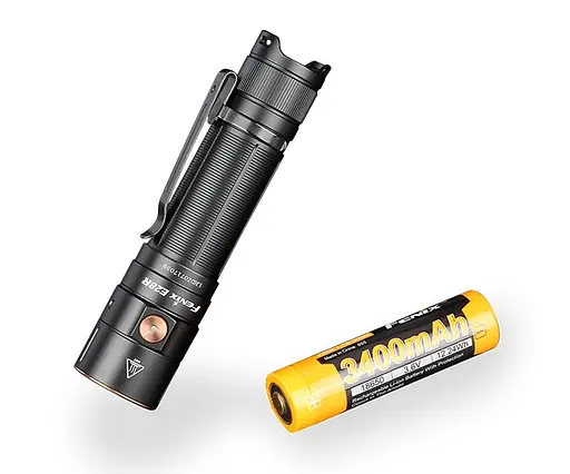 Ручной фонарик Fenix E28R 1500лм USB Type-C (Черный) - фото 2