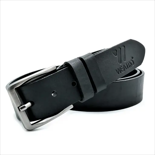Кожаный ремень Weatro мужской 3,8х115-120 см acs0027495 - фото 4