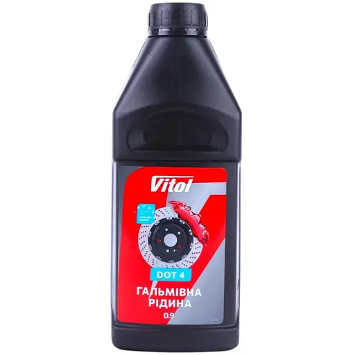 Тормозная жидкость Vitol DOT-4, 900 мл (VBF900) - фото 1
