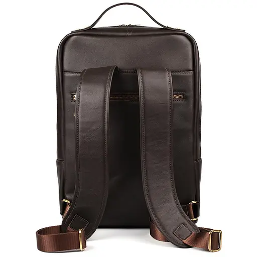 Кожаный мужской рюкзак TARWA 42х28х9 см sum0026179 - фото 5