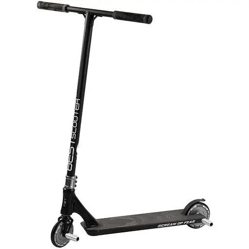 Самокат трюковий Best Scooter 69х12.5х93 см Чорно-білий 000231443