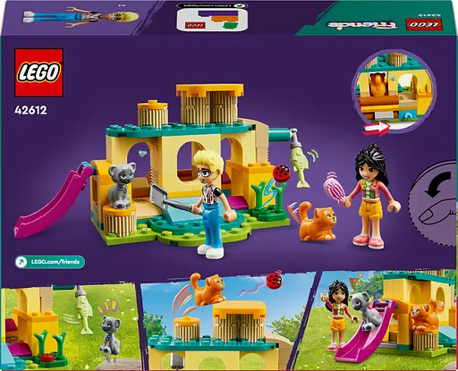 Конструктор LEGO Friends Пригоди на котячому ігровому майданчику 87 деталі (42612) - фото 9