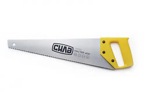 Ножовка по дереву Сила 450 мм с пластиковой рукояткой Стандарт - фото 1