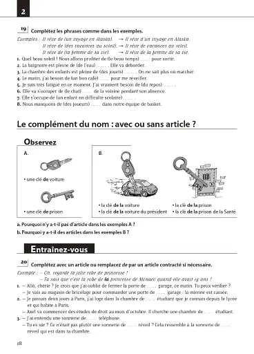 Les 500 Exercices de Grammaire Livre de l'eleve B1 + corriges - фото 10