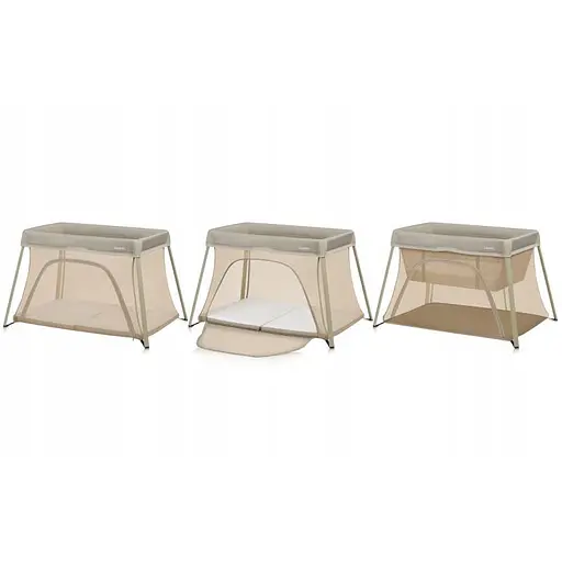 Манеж-кроватка 3 в 1 Lionelo Alice Beige Olive (LO-ALICE BEIGE OLIVE) - фото 4