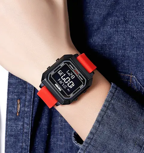 Годинник чоловічий спортивний наручний Skmei 2150 Червоний - фото 5