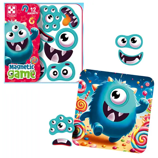 Игра развивающая "Эмоции Монстрика" Vladi Toys VT3220-02, 12 магнитов - фото 2