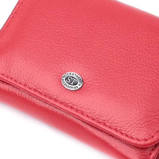 Кожаный женский кошелек ST Leather 11.5х8.5х2 см acs0029435 - фото 5