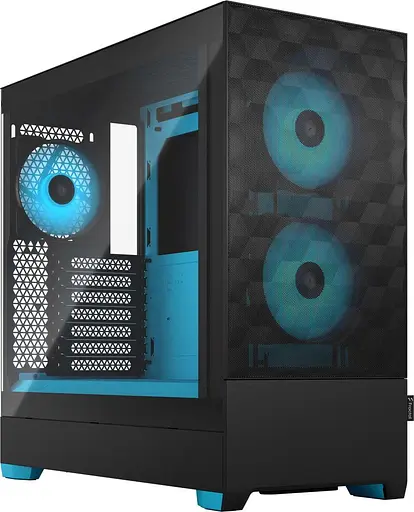 Корпус Fractal Design Pop Air RGB с закаленным стеклом без блока питания Cyan Core (FD-C-POR1A-02) - фото 1