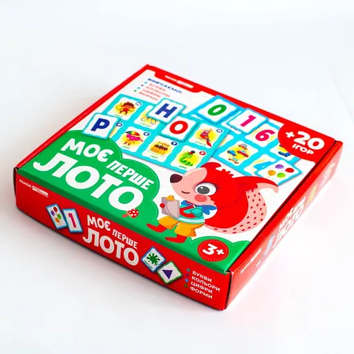 Дитяча настільна гра Ранок Моє перше лото. Вивчаємо букви та цифри 10156027 - фото 5