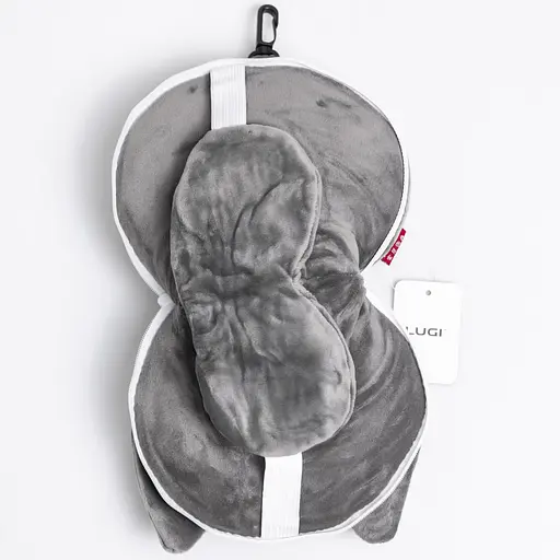 Дорожный набор 2 в 1 Fine Cat подушка-трансформер и маска для сна HP-56-23G - фото 2