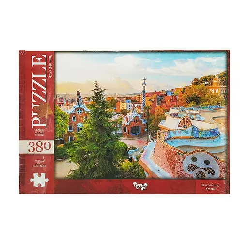 Классические пазлы "Barcelona, Spain" Danko Toys C380-07-06, 380 элементов - фото 1