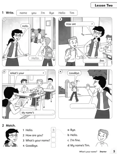 Family and Friends. Level 1. Workbook with Online Practice - фото 4