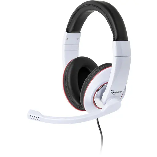 Наушники Gembird MHS-001 White MHS-001-GW - фото 1