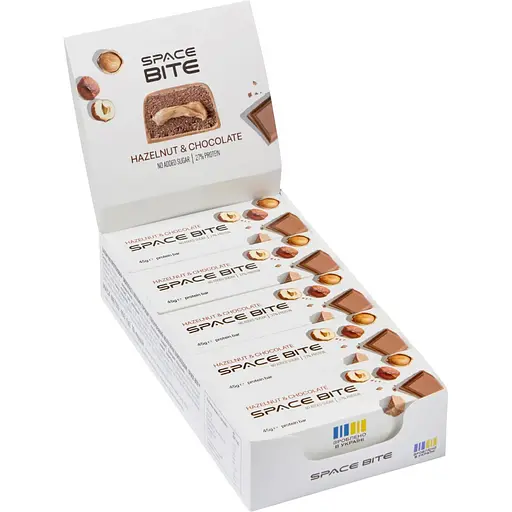 Протеїнові батончики Space Food Space Bite Hazelnut Chocolate 450 г (45 г х 10 шт.)