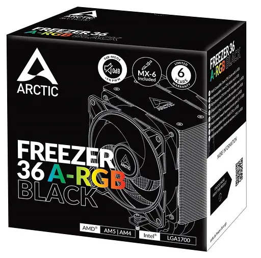 Кулер для процесора Arctic Freezer 36 ARGB Black (ACFRE00124A) - фото 7