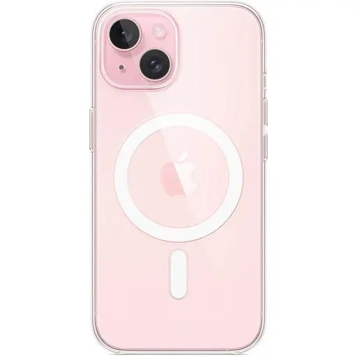 Оригинальный противоударный чехол Apple Clear Case with MagSafe для iPhone 15 (6.1") Прозрачный (MT203ZM/A) - фото 7