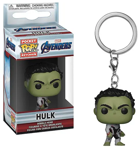 Фігурка-брелок Funko Pop Фанко Поп Avengers Endgame Hulk Месники Фінал Халк 4 см Trinket A H - фото 2