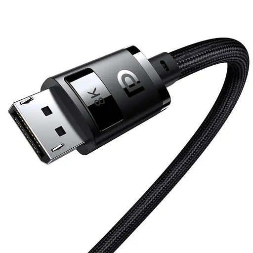 Кабель Baseus High Definition Series DP 8K to DP 8k Adapter Cable 1.5 м 240Hz - фото 3