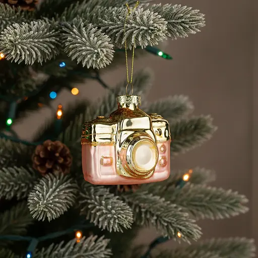 Прикраса ялинкова Handicraft Камера скло - фото 3