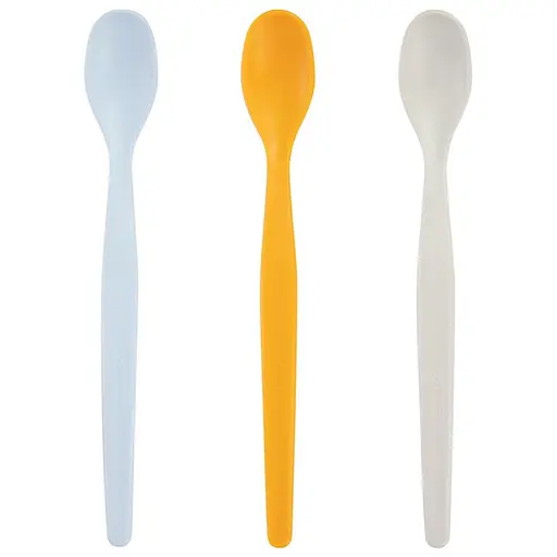 Перші ложечки для годування Canpol babies 3 шт. блакитна, біла та жовта (31/419_blu) - фото 2