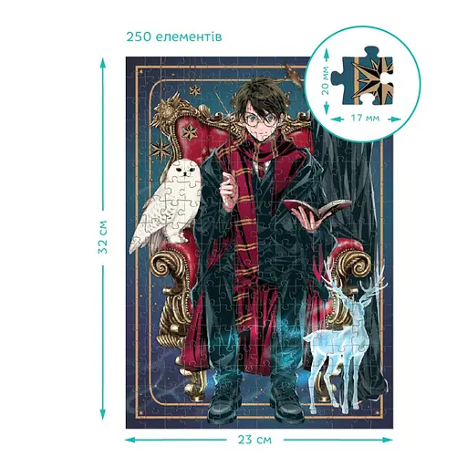 Дитячий пазл 3 в 1 "Династія чарівників" DoDo Toys 200575 набір 4 в 1 - фото 4