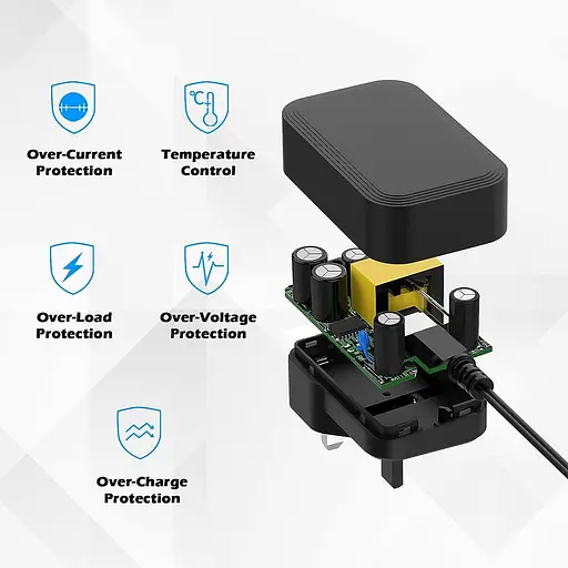 15 В, 1,4 А, 21 Вт, адаптер живлення змінного/постійного струму, заміна зарядного пристрою для Alexa Echo (1-го та 2-го покоління) - фото 5