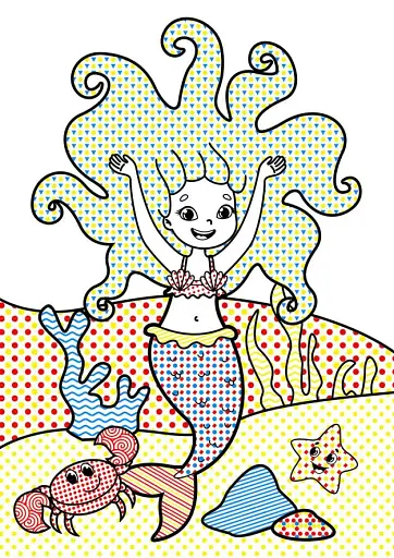 Чарівні водяні розмальовки. Русалоньки - фото 3