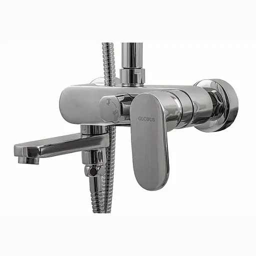 Душова система Globus Lux DS0010, Хром - фото 4