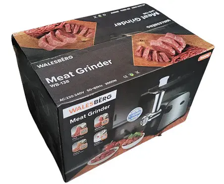 Электрическая мясорубка для мяса WB-138 профессиональная электрорубка для дома - фото 2