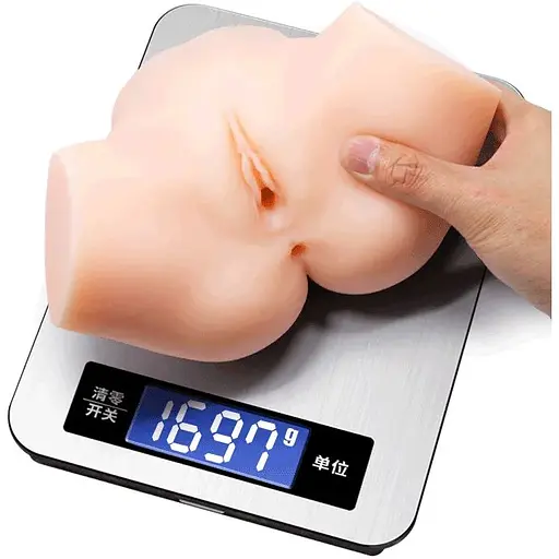 Мастурбатор з подвійною вібрацією і двома входами Crazy Bull-Veronica Dual Vagina and Anal, BM - 00900T72ZK, Телесный - фото 8