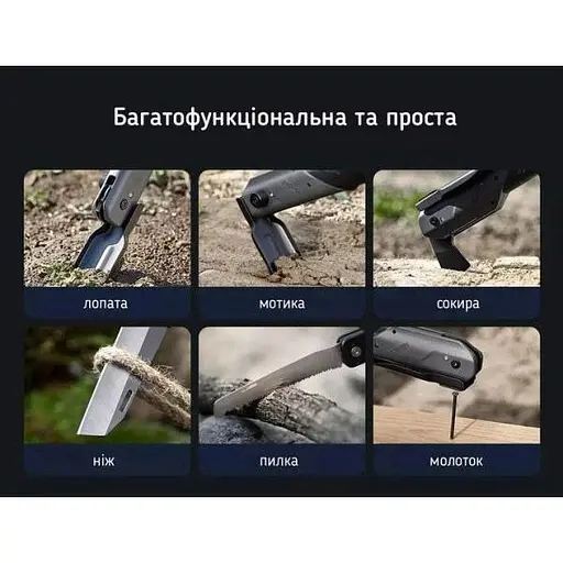 Лопата Nextool Outdoor Thor NE20057 багатофункціональна (101698) - фото 5