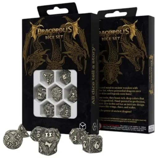 Набір кубиків Dracopolis Dice Set: Scandinavian Blackfang , 7 шт. (SDCP01)