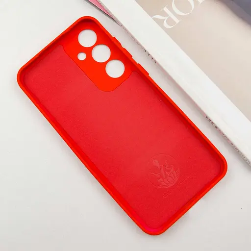 Чехол Lakshmi Silicone Cover Full Camera A для Samsung Galaxy S24+ Красный/Red - фото 3
