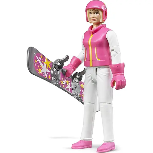 Уценка. Фигурка Bruder Сноубордистка, 11 см (60420) - фото 2