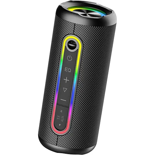 Bluetooth-динамік з підсвіткою, Bluetooth 5.4 Music Box, подвійний динамік, подвійні басові драйвери, 30 годин автономної роботи