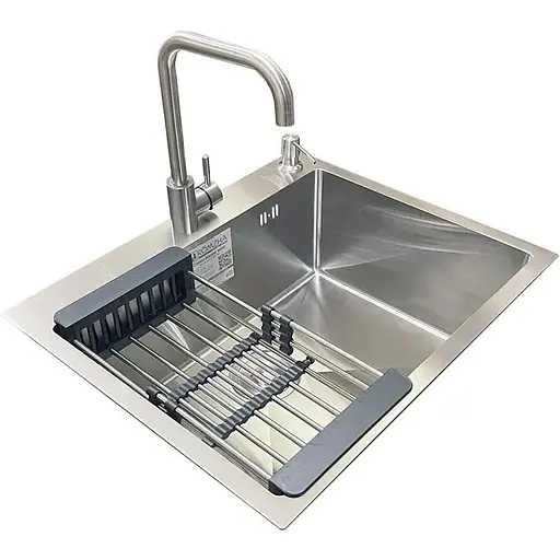 Комплект мойка + смеситель Romzha Arta U-550S Max (B) - фото 3