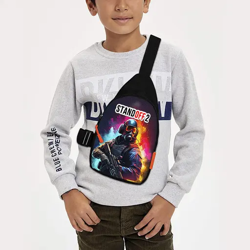 Сумка через плече дитяча Standoff 2 29х17 см сумка слінг для хлопчика (02013)