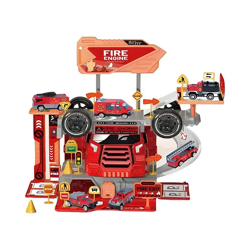 Трек 6662, 2 в 1, вантажівка + трек, 46 елементів