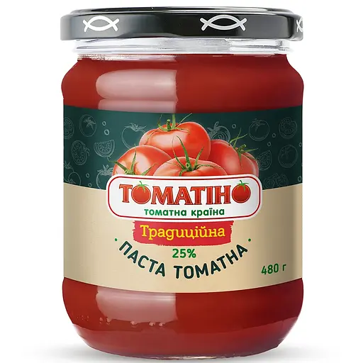 Томатная паста Томатіно Традиционная 480 г