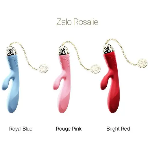 Смарт-вибратор кролик Zalo Rosalie Rouge Pink - фото 10