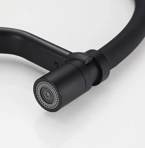 Змішувач для кухні Frap чорний F4497-6 Чорний матовий - фото 3