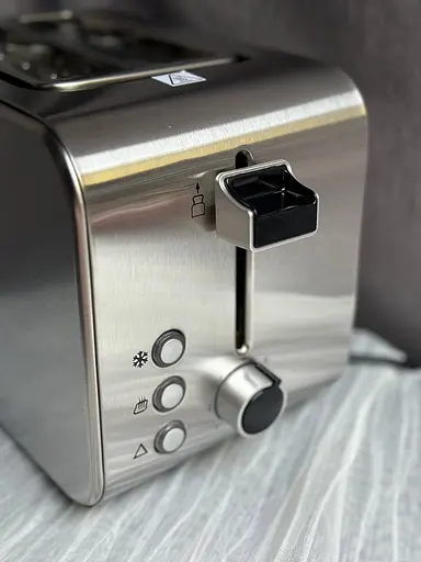 Тостер для хліба на 2 відділення Magio MG-284 тостерниця 7 ступенів прожарювання з функцією розморожування 800Вт Сірий - фото 4