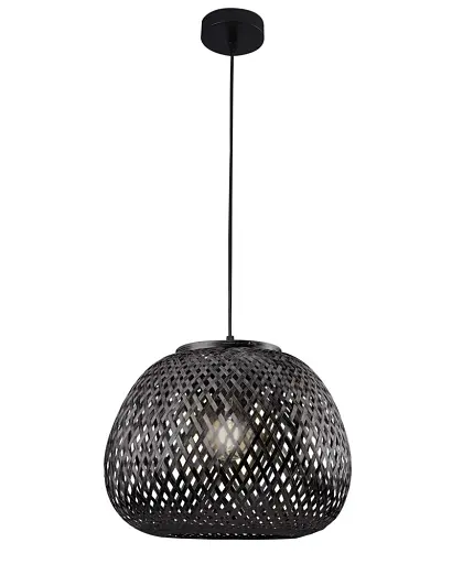 Люстра в стиле бохо, подвесной светильник Goldlux 329219 Zanzibar E27 1x20W IP20 Черный - фото 3